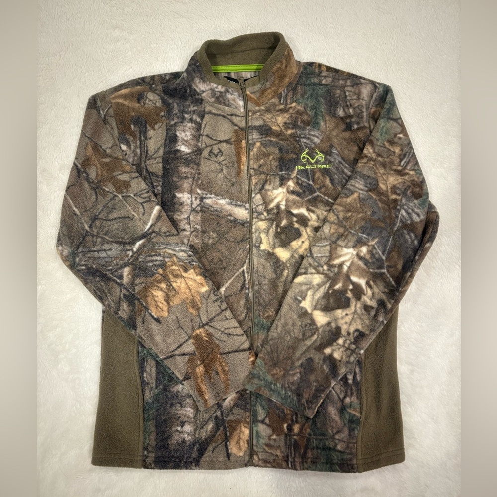 Realtree Camouflage Fleece with Neon Logo